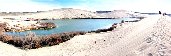 Brineau sand dunes, Idaho:    Strictly copyrighted John T. Baker Photographer LLC, JayBee Stock.