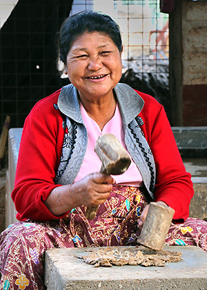 Photo of the Myanmar faces and places