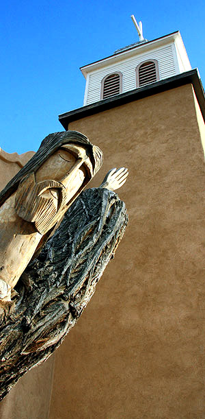 Effigy of Jesus, Los Cerrillos church, New Mexico