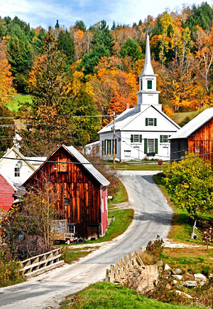 Waits River, Vermont, New England