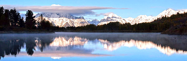 Photo tour image of Oxbow Bend in autumn with snow