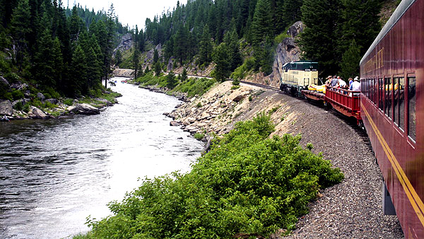 Thunder Mountain railroad, Payette River, Idaho:  Strictly copyrighted John Baker Photographer LLC, JayBee Stock.com