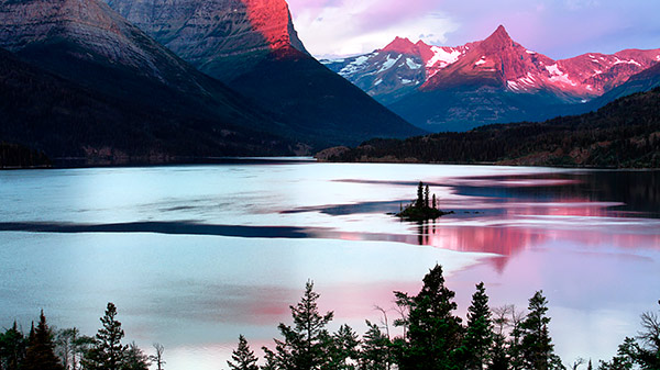 Photo library image from Glacier National Park in Montana