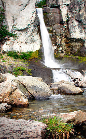 Patagonia photo tour image of a waterfall near El Chalten, Argentina